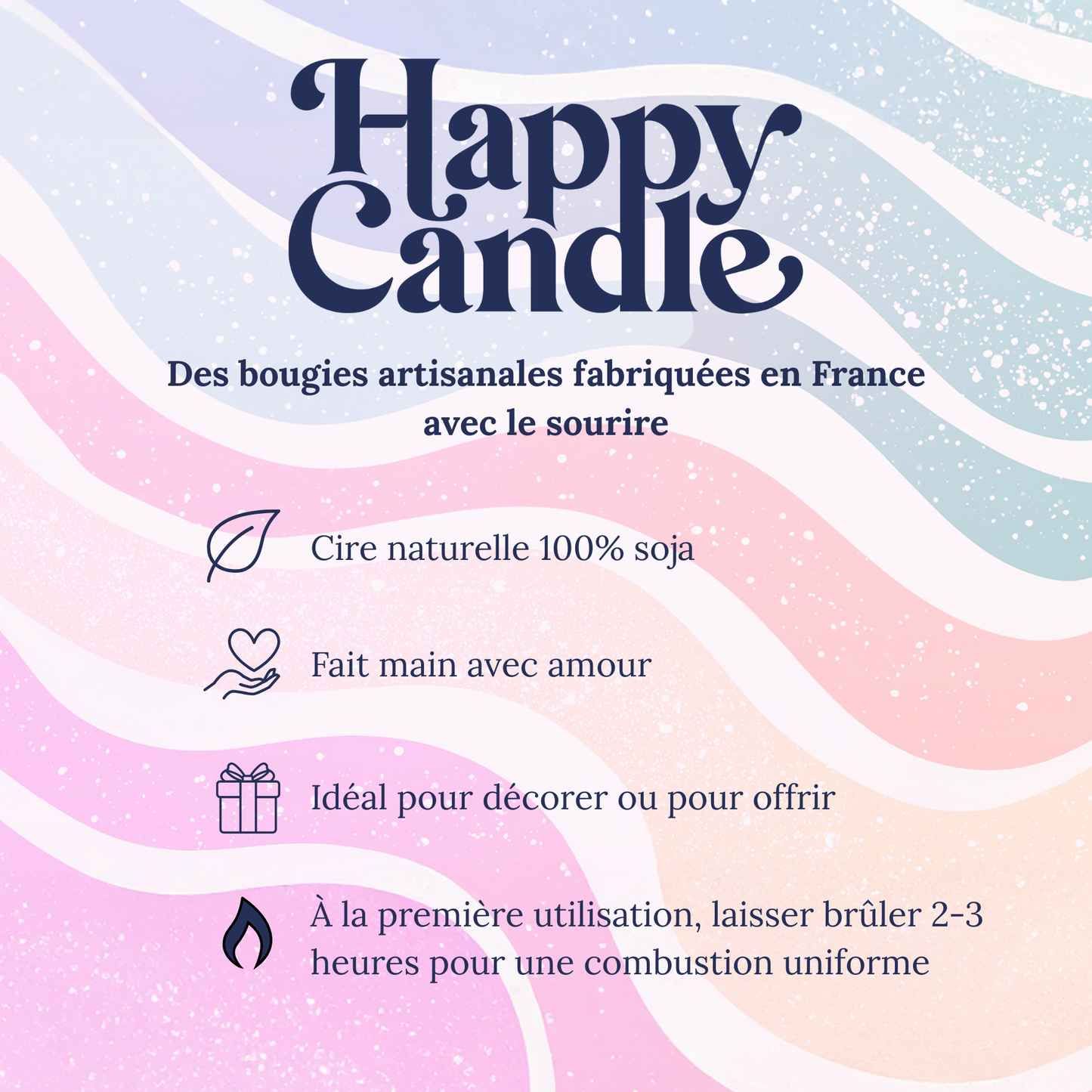 Happy Candle N°04 - Marshmallow